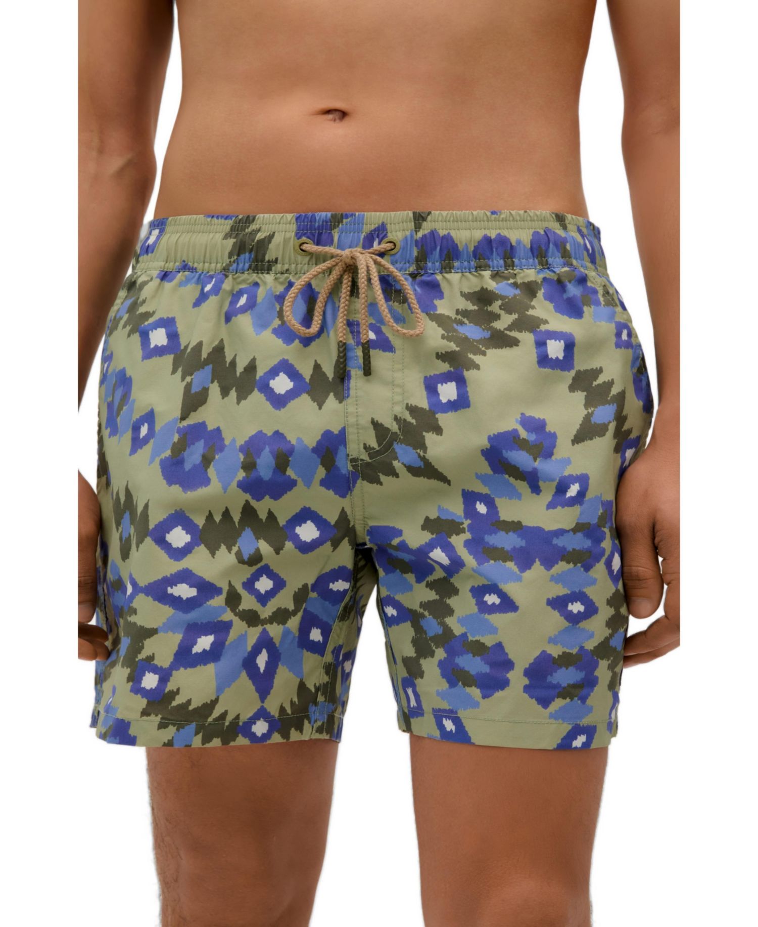 Men's Ikat Lined Swim Trunks