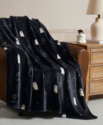 Boney Boo Plush Halloween Throw, 50" x 70"