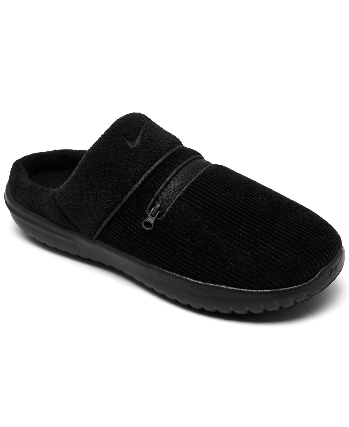 Мужские тапочки Nike Burrow Slippers, цвет: Чёрный — фото 1