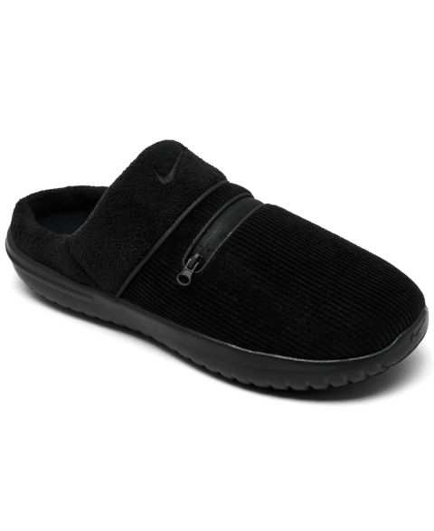 Мужские тапочки Nike Burrow Slippers, цвет: Чёрный