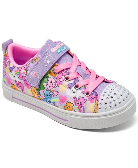 Кроссовки Skechers Beary Friendly Care Bears Light-Up Sneakers from Finish Line для девочек, цвет: Лавандовый / Разноцветный