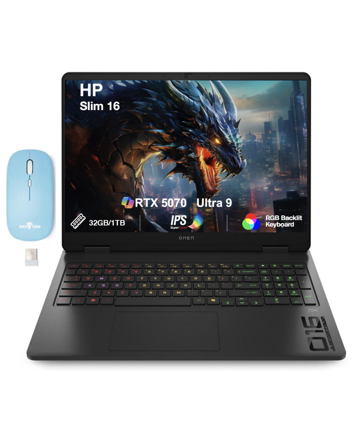 Hp Omen Slim 16 16.0" Laptop - Shadow black