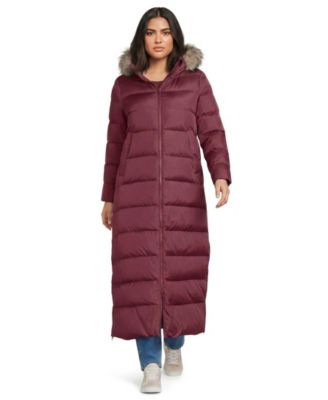 Plus Size Max 600 Down Long Maxi Coat