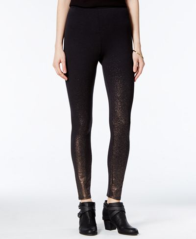 chelsea sky Metallic Pull-On Pants, Only at Macy's