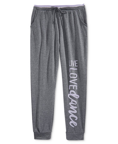 Ideology Love Dance Sweatpants, Big Girls (7-16), Only at Macy's