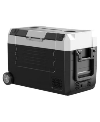 Portable Electric Cooler, Dual Zones, 24V for Camping, Travel and Outdoor Activities