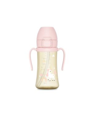PPSU Straw Cup with Flip Top Stage 2, Spill-Proof, 12M+, 10oz