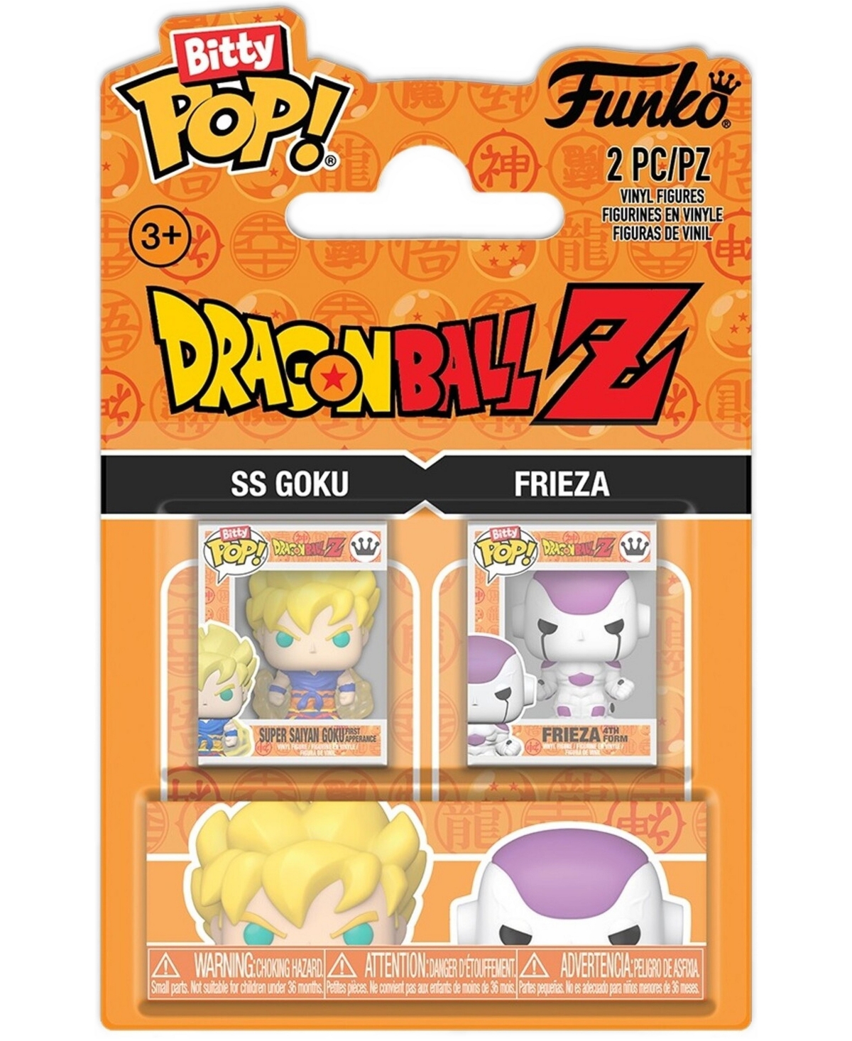 Funko Bitty Pop Dragon Ball Z Goku and Freiza 1" Collectible Vinyl Figures, 2-Pack, 3+