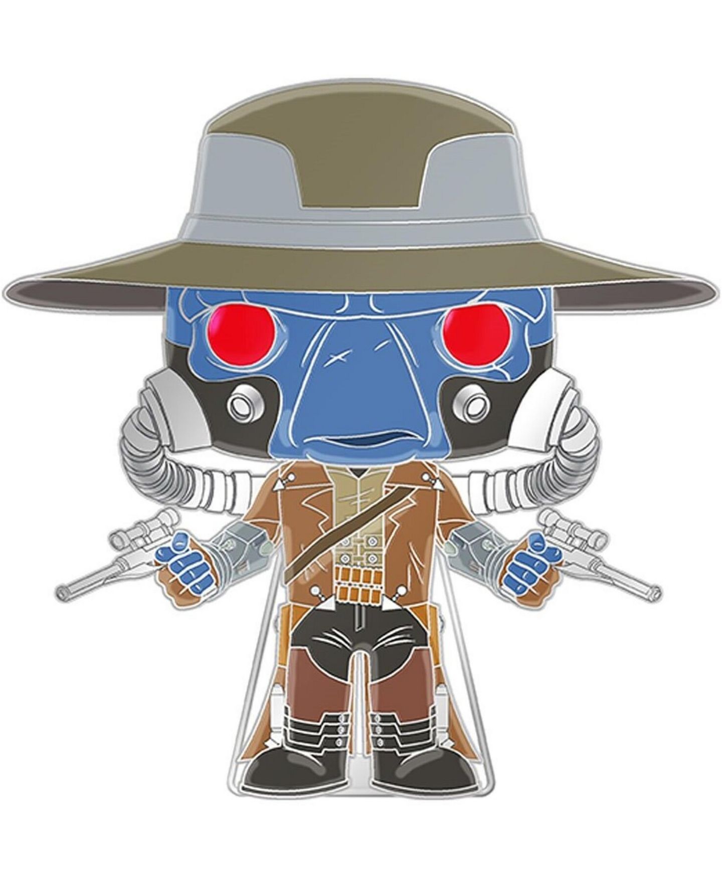 Детские фигурки Funko Pop Cad Bane Collectible Enamel 1.8" Pin and Stand, 2-Piece Set, от 6 лет, цвет: Open Miscellaneous — фото 1
