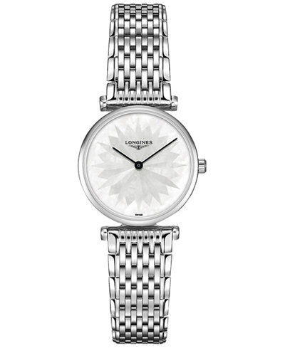 Longines Women's Swiss La Grande Classique de Longines Stainless Steel Bracelet Watch 24mm L42094056