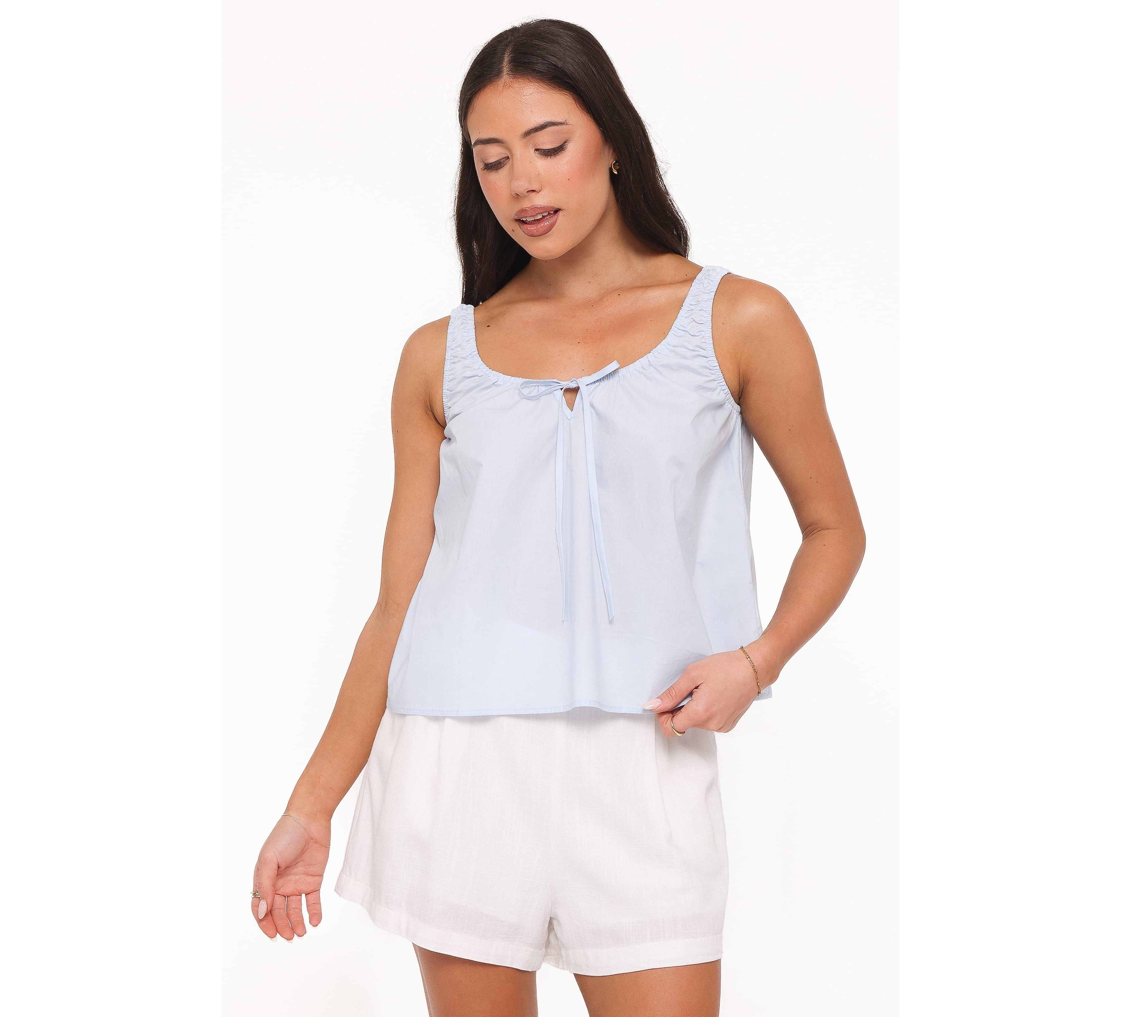 Petal and Pup Women's & Lawrence Tie Scoop Top