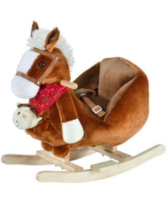 Plush Rocking Music Ride-On Toy, Ages 18-36 Months