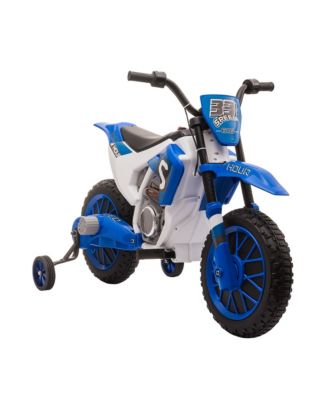 Kids Ride-On Motorcycle Battery-Powered with Removable Training Wheels, Ages 3-5
