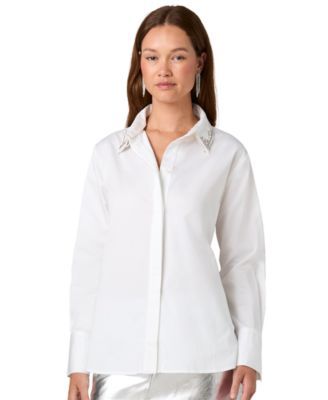 Women's Alexis Long-Sleeve Embellished Blouse