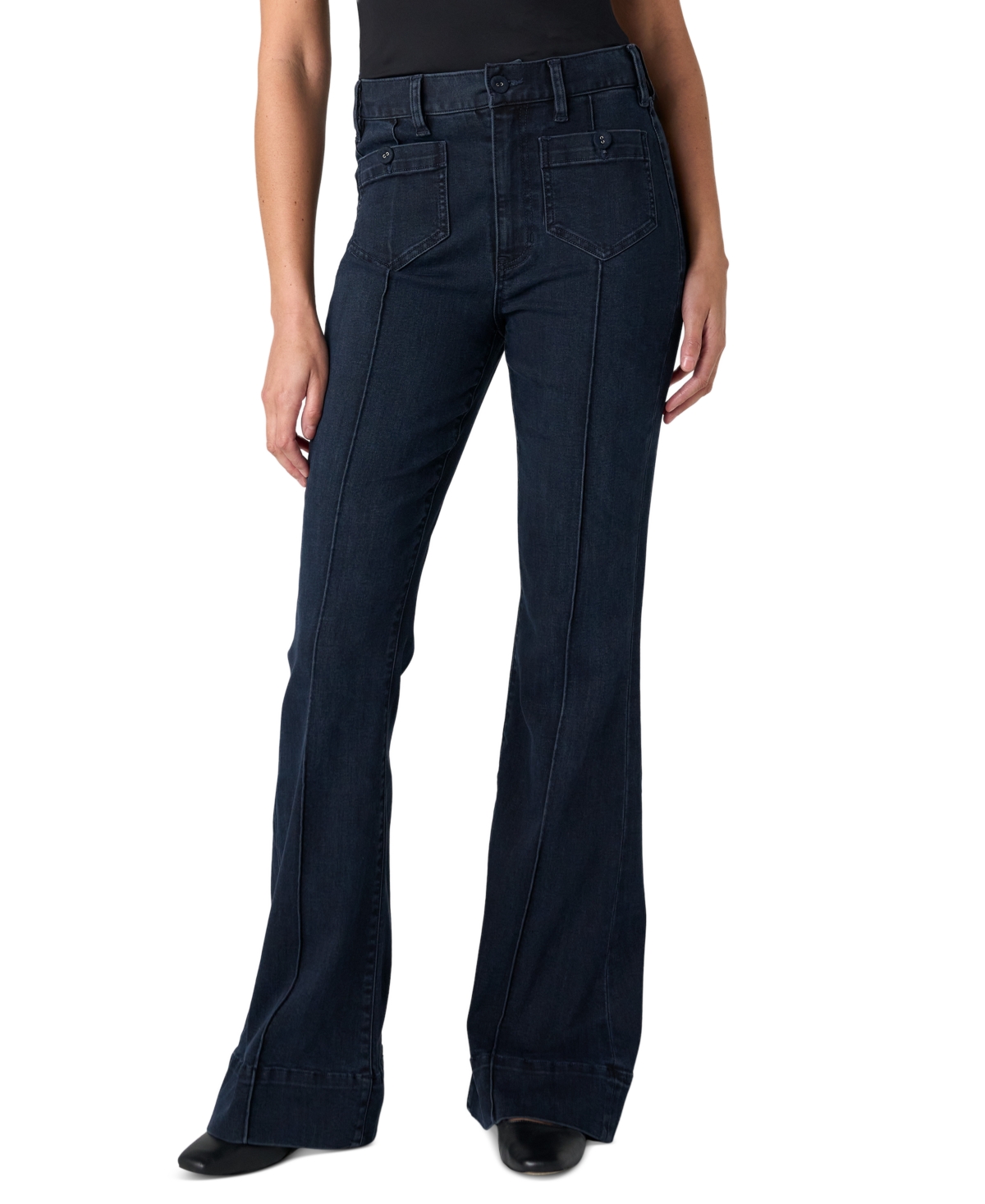 Liverpool Los Angeles Women's Hannah High-Rise Stretch Denim Flare Jeans