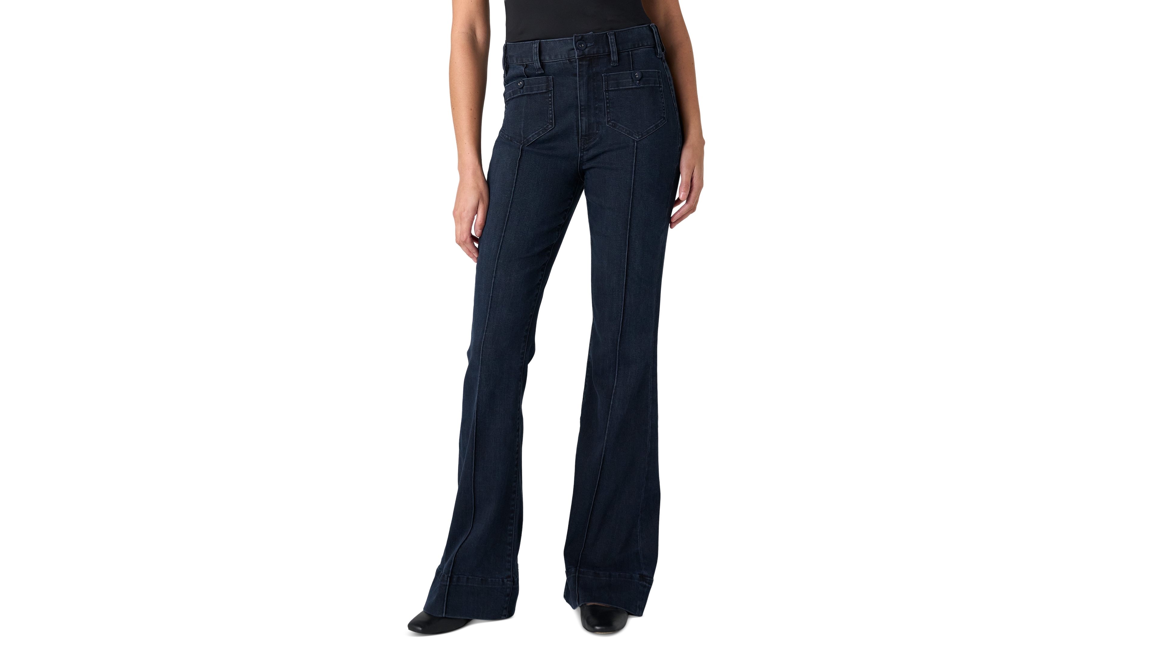 Liverpool Los Angeles Women's Hannah High-Rise Stretch Denim Flare Jeans