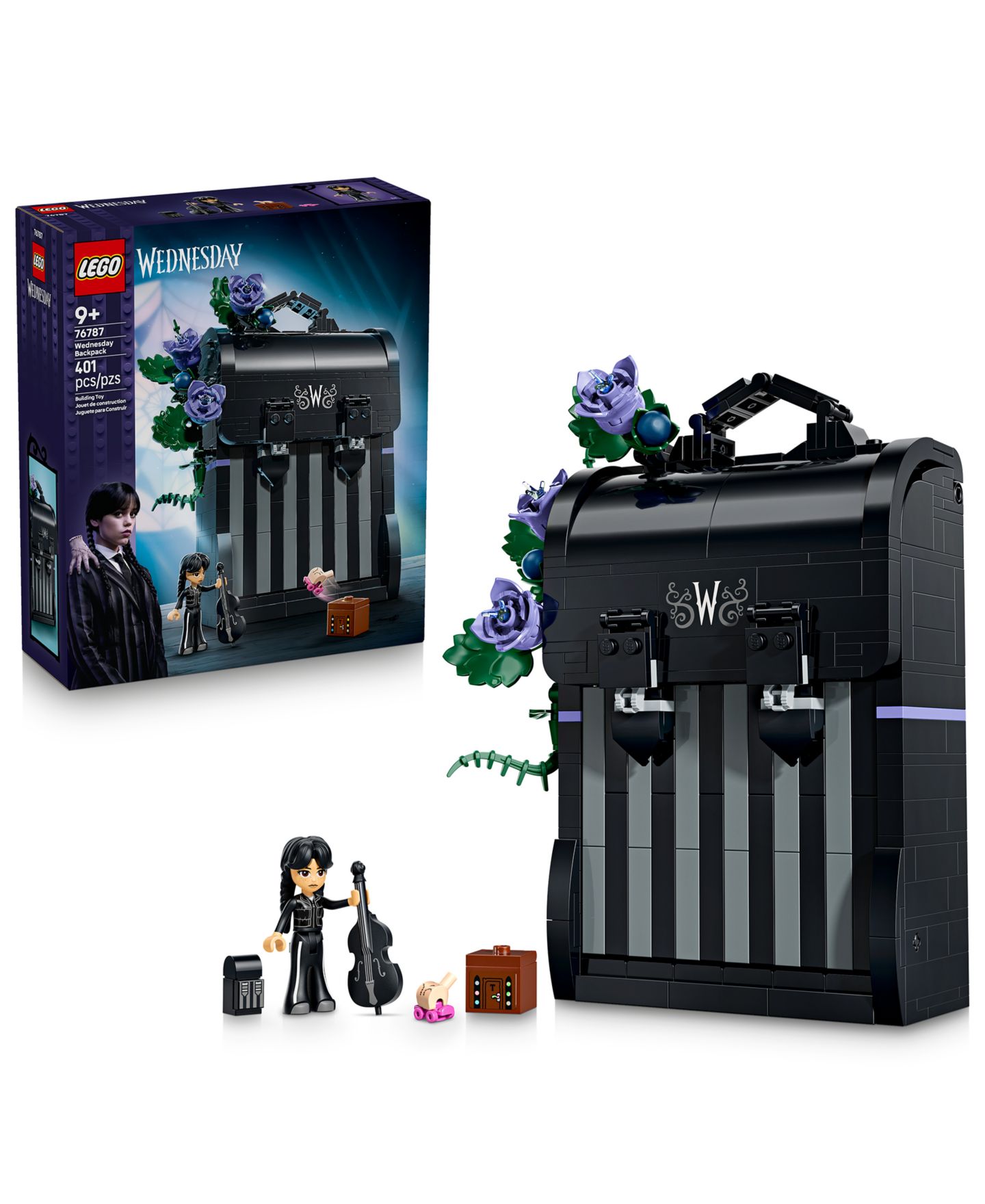 LEGO® Конструктор LEGO Wednesday Addams Backpack 76787, 401 деталь, от 9 лет — фото 1