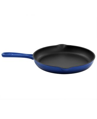 Round 10.25 Inch Enameled Cast Iron Skillet