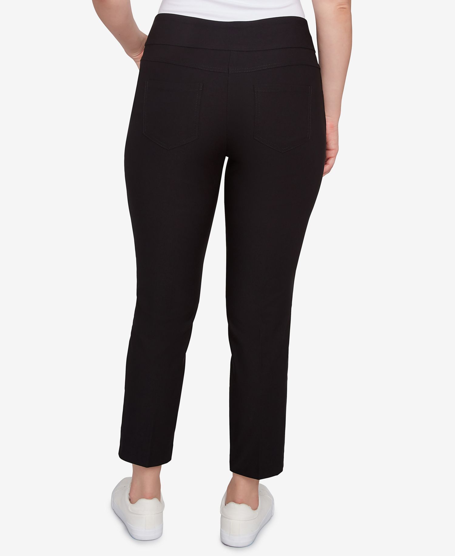 Petite Comfort Silky Tech Pull-On Ankle Pants