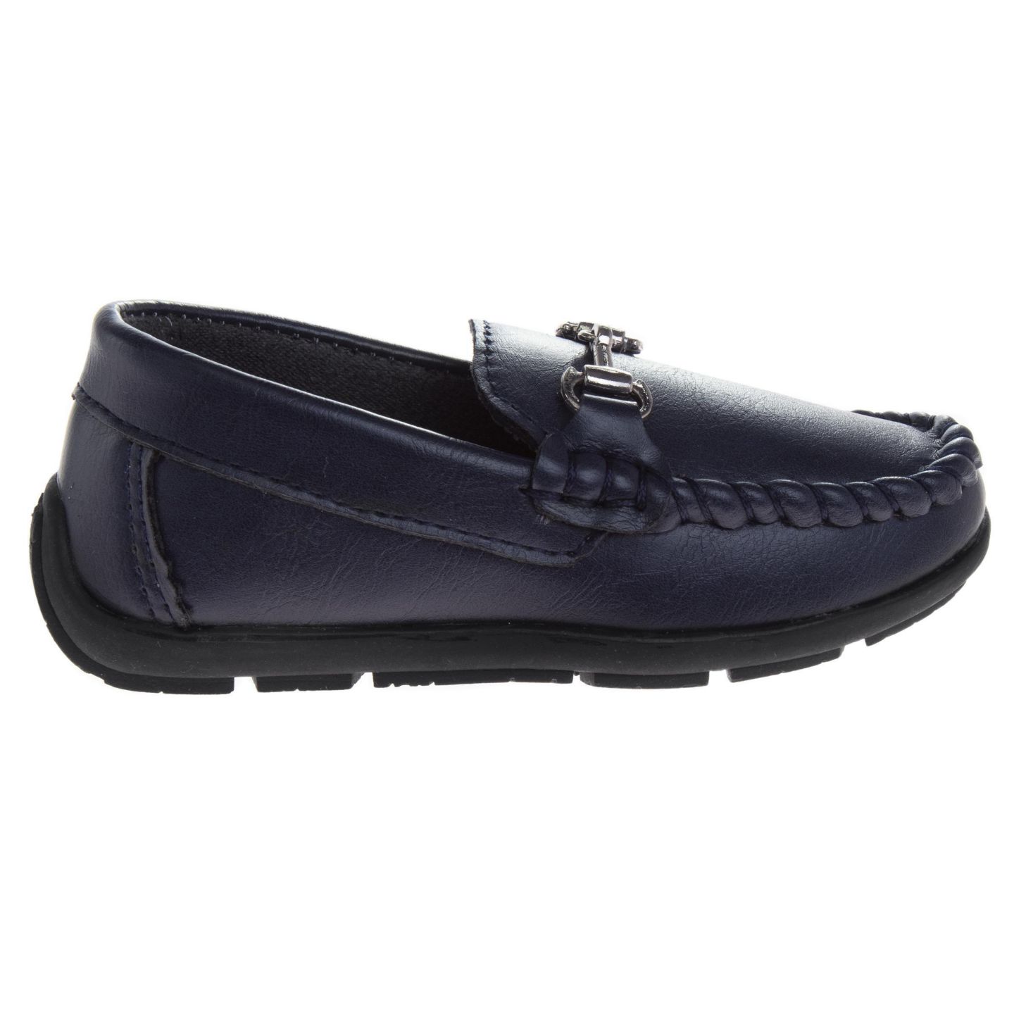 Обувь Josmo Hook &and Loop School Durable Comfort Fit Uniform Shoes для мальчиков, цвет: Тёмно-синий — фото 3
