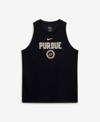 Women's Black Purdue Boilermakers Dri-FIT Tomboy Tank Top