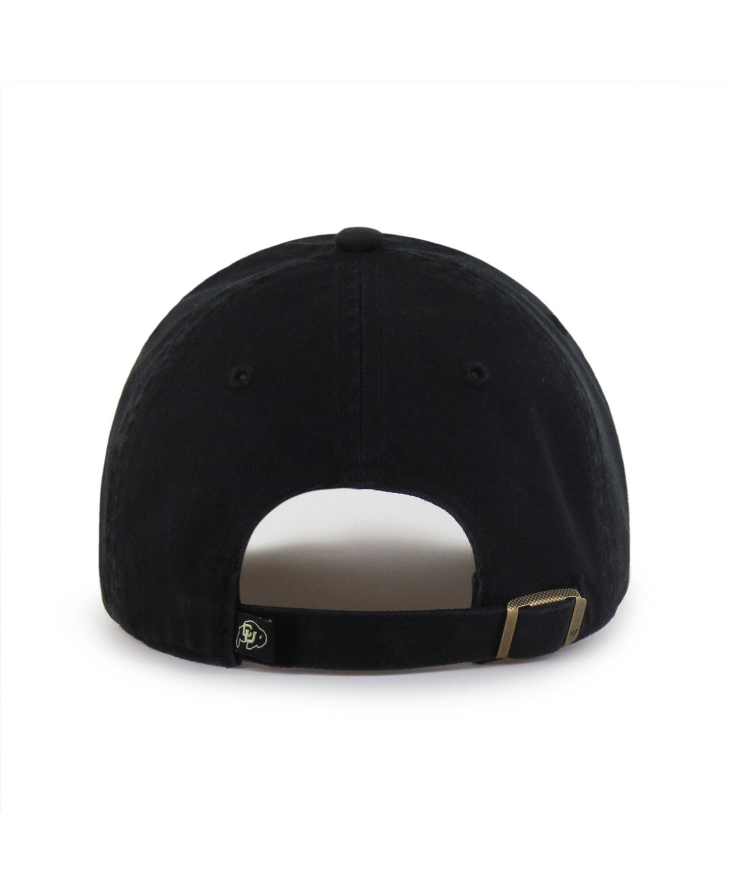 Мужская кепка '47 Brand Black Colorado Buffaloes Clean Up Adjustable Hat — фото 2