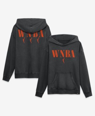 Men's Black WNBA Relaxed Washed Hoodie