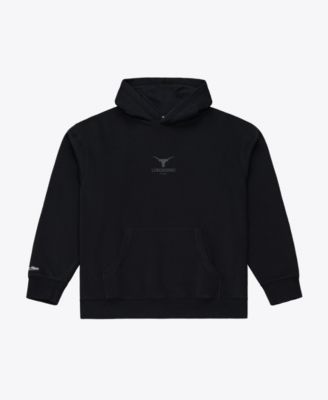 Men's  Black Texas Longhorns Monochrome Icon Fleece Hoodie