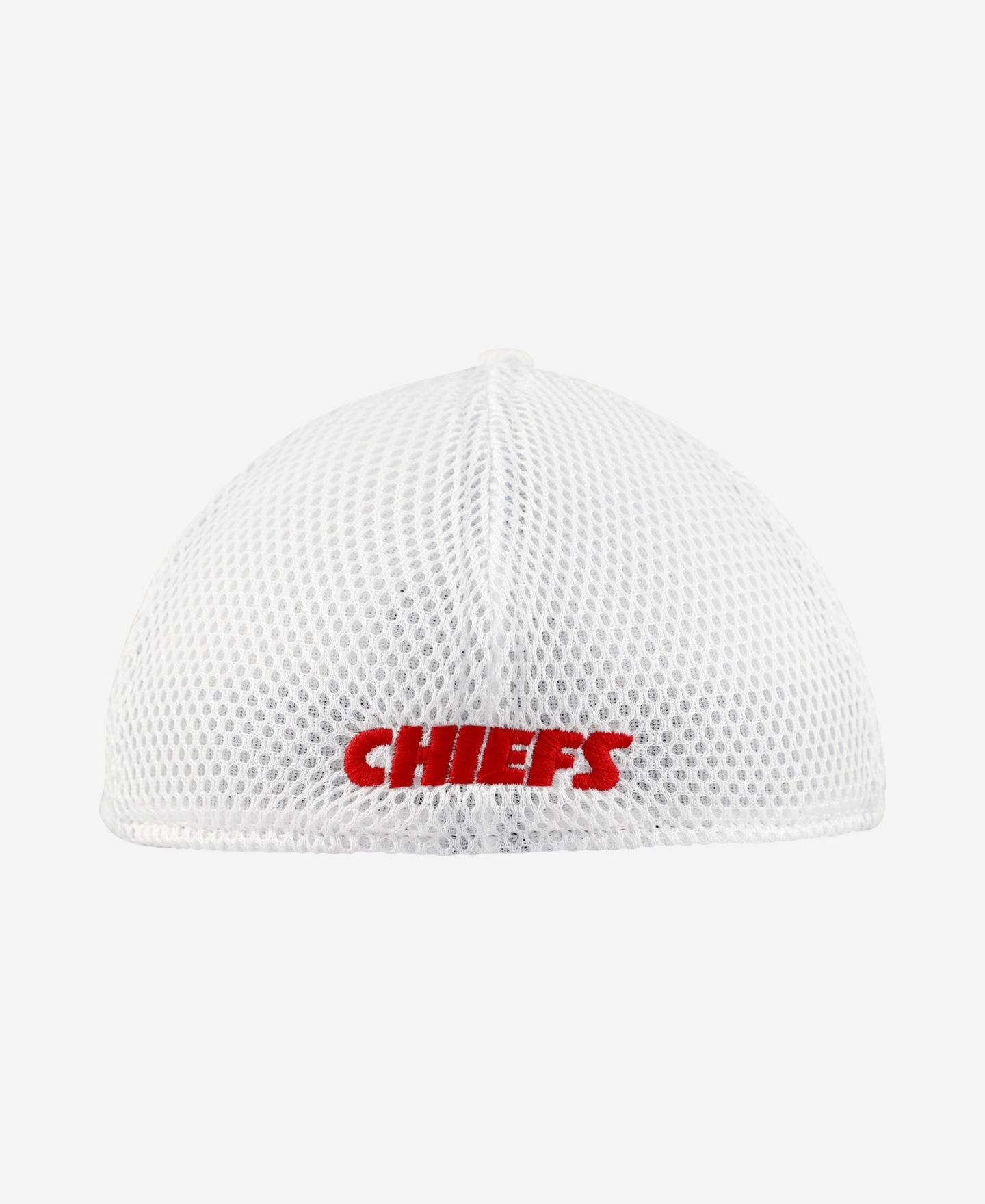 Мужская кепка New Era White/Red Kansas City Chiefs Dash 39THIRTY M-Crown Flex Hat — фото 4