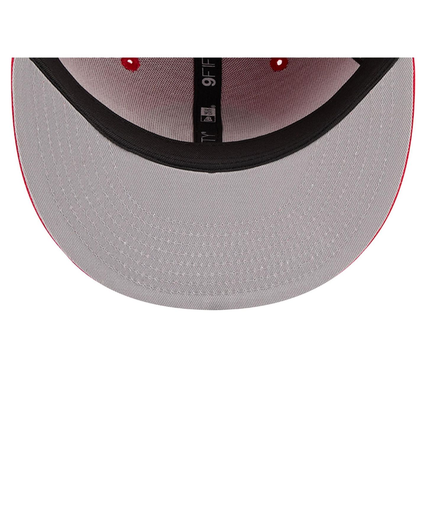 Мужская кепка New Era Red Atlanta Hawks Team 9FIFTY Snapback Hat — фото 5