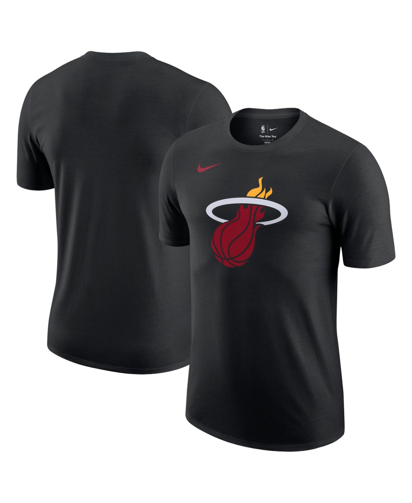 Мужская футболка Nike Black Miami Heat Essential — фото 6