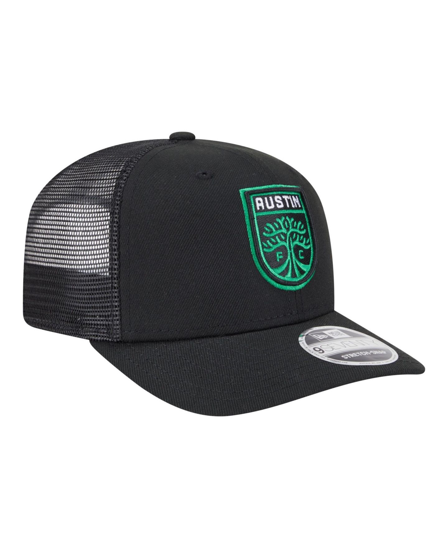 Мужские головные уборы New Era Black Austin FC Jersey Hook 9SEVENTY Adjustable Hat — фото 3