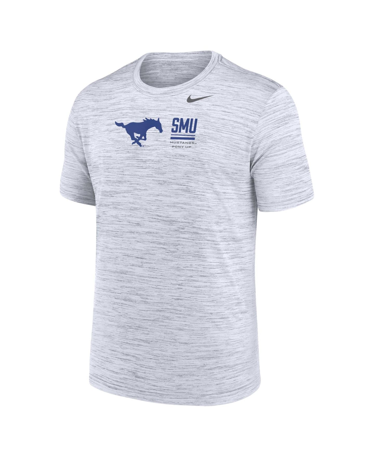 Мужская футболка Nike White SMU Mustangs Velocity Legend — фото 2