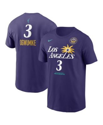 Men's Nneka Ogwumike Purple Los Angeles Sparks Explorer Edition Name & Number T-Shirt
