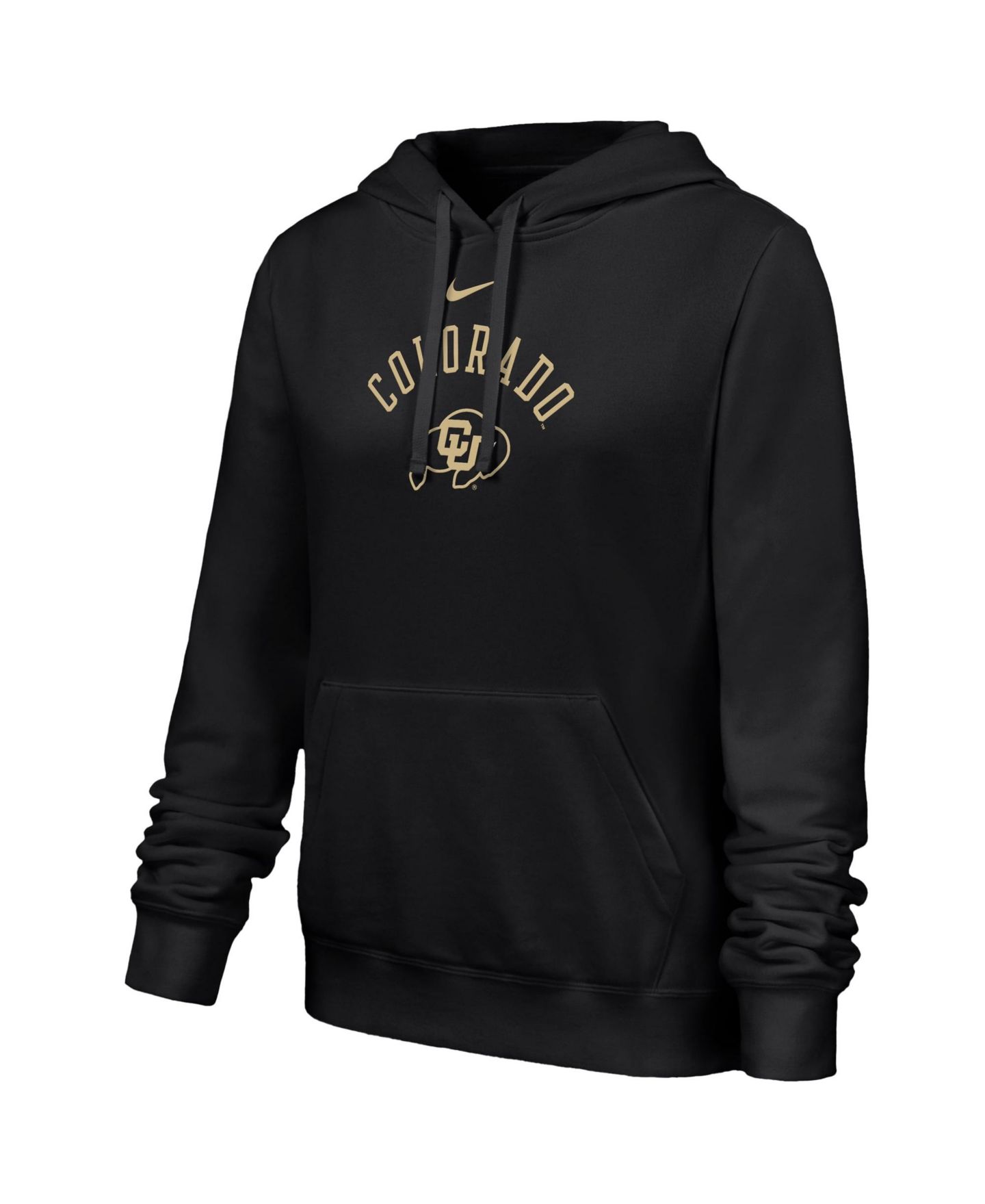 Женское худи Nike Black Colorado Buffaloes Club Fleece — фото 2