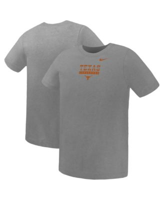 Preschool Gray Texas Longhorns Name Bar Legend Dri-FIT T-Shirt