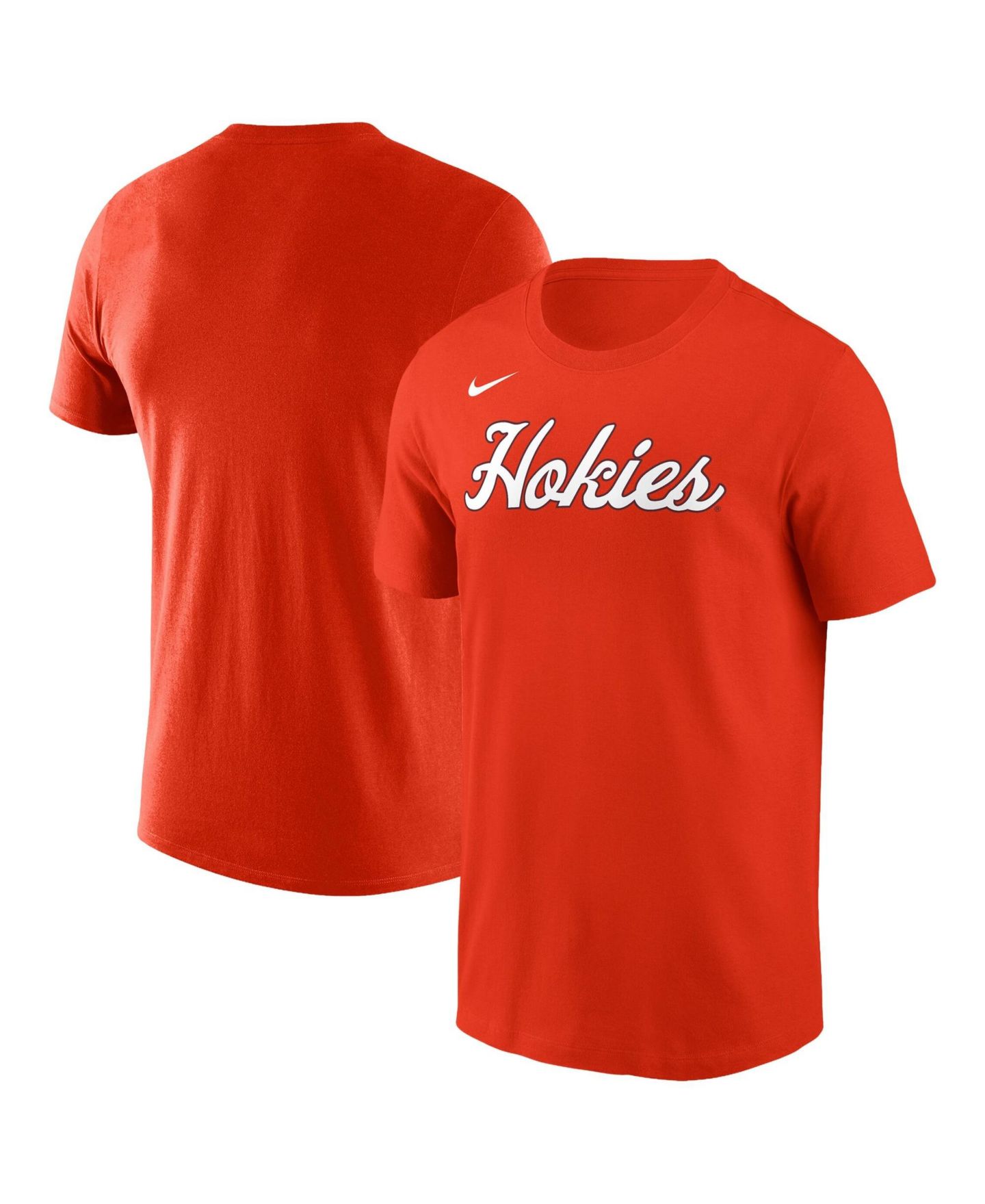 Мужская футболка Nike Orange Virginia Tech Hokies 2026 Coaches Collection Dri-FIT — фото 1