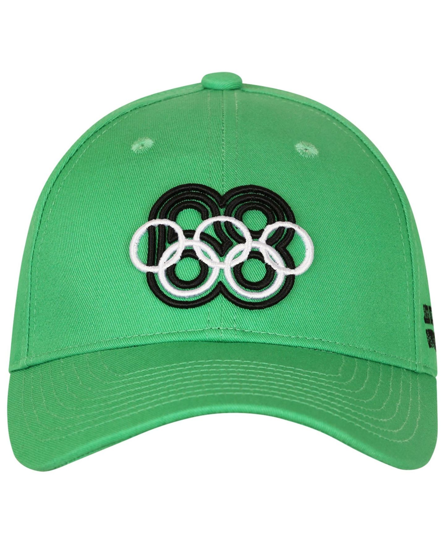 Мужская кепка Outerstuff Green Olympic Games Mexico City 1968 Olympic Games Heritage Dad Hat — фото 2