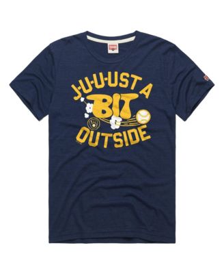 Men's Navy Milwaukee Brewers Tri-Blend Hyperlocal T-Shirt