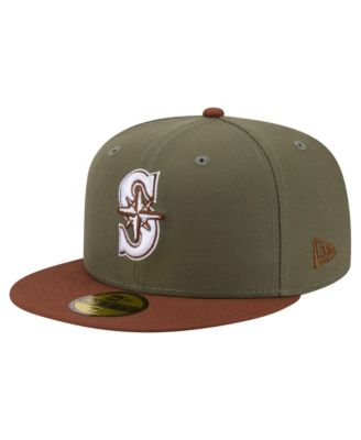 Men's Olive/Brown Seattle Mariners Color Pack 59FIFTY Fitted Hat