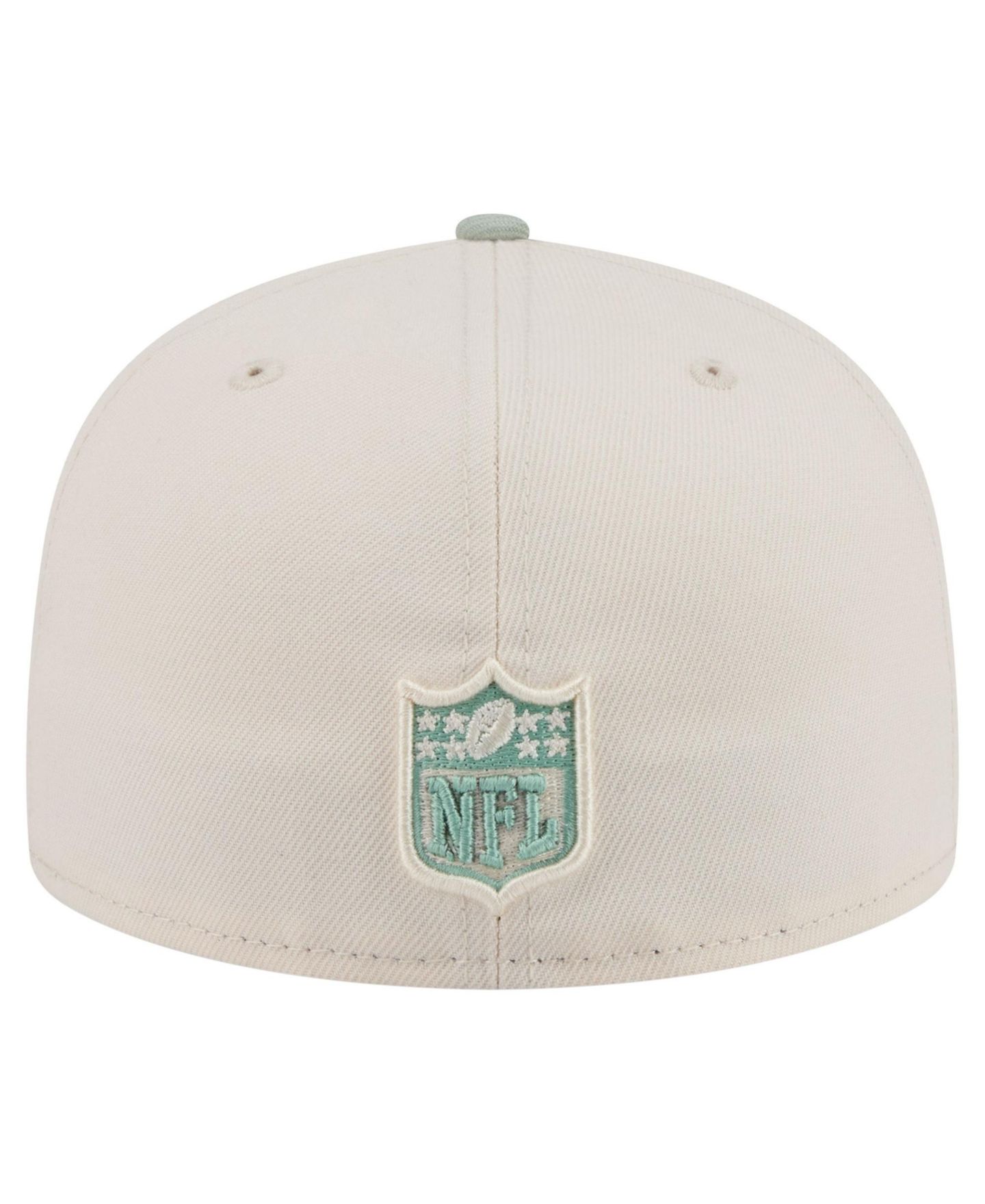 Мужские головные уборы New Era Cream/Light Green New York Giants Color Pack 59FIFTY Fitted Hat — фото 4