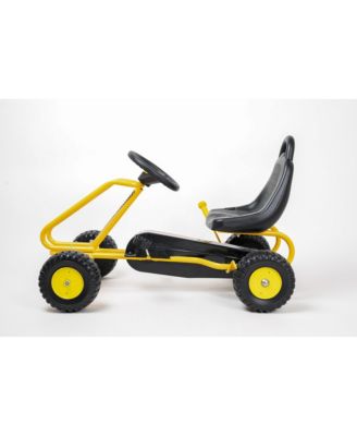 4-Wheel Pedal Go Kart with Adjustable Seat, Ages 3-6