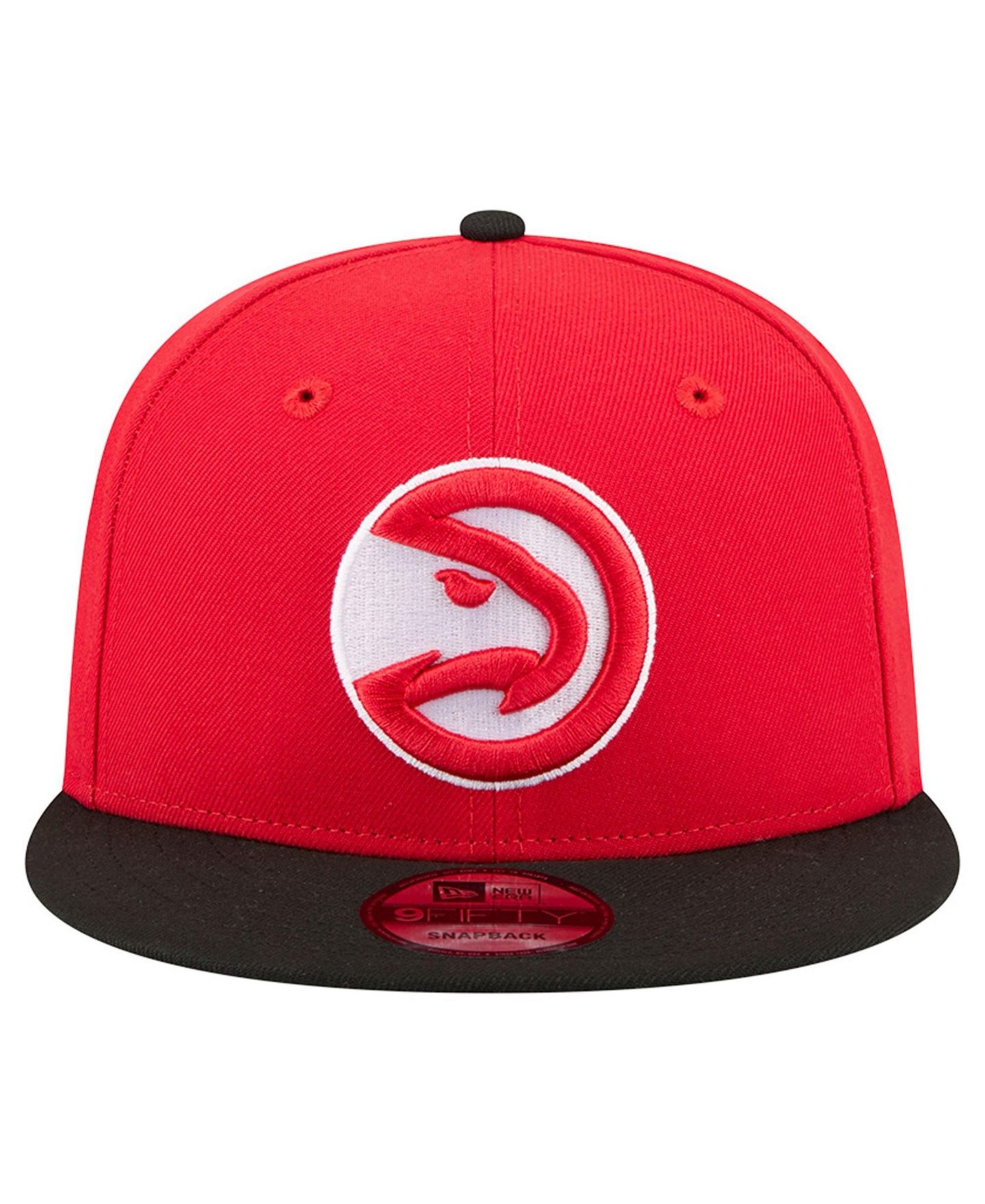 Мужская кепка New Era Red Atlanta Hawks Two-Tone 9FIFTY Snapback Hat — фото 2