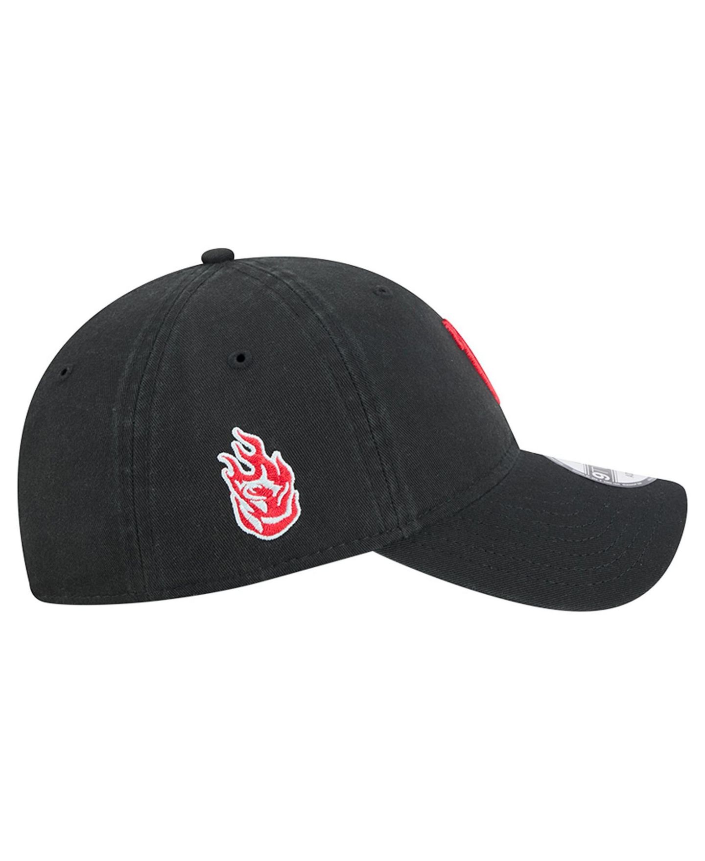 Мужская кепка New Era Black Portland Fire Logowoman 9TWENTY Adjustable Hat — фото 5