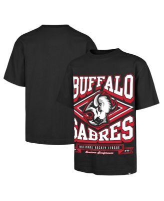 Men's '47 Black Buffalo Sabres Foundation Heater T-Shirt
