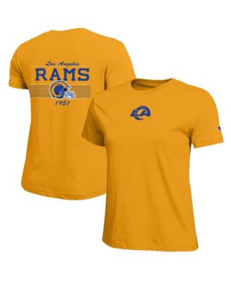 Women's Gold Los Angeles Rams Classic Sol T-Shirt