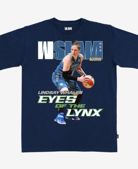 Футболка Slam Lindsay Whalen Navy Minnesota Lynx Court Origins Cover