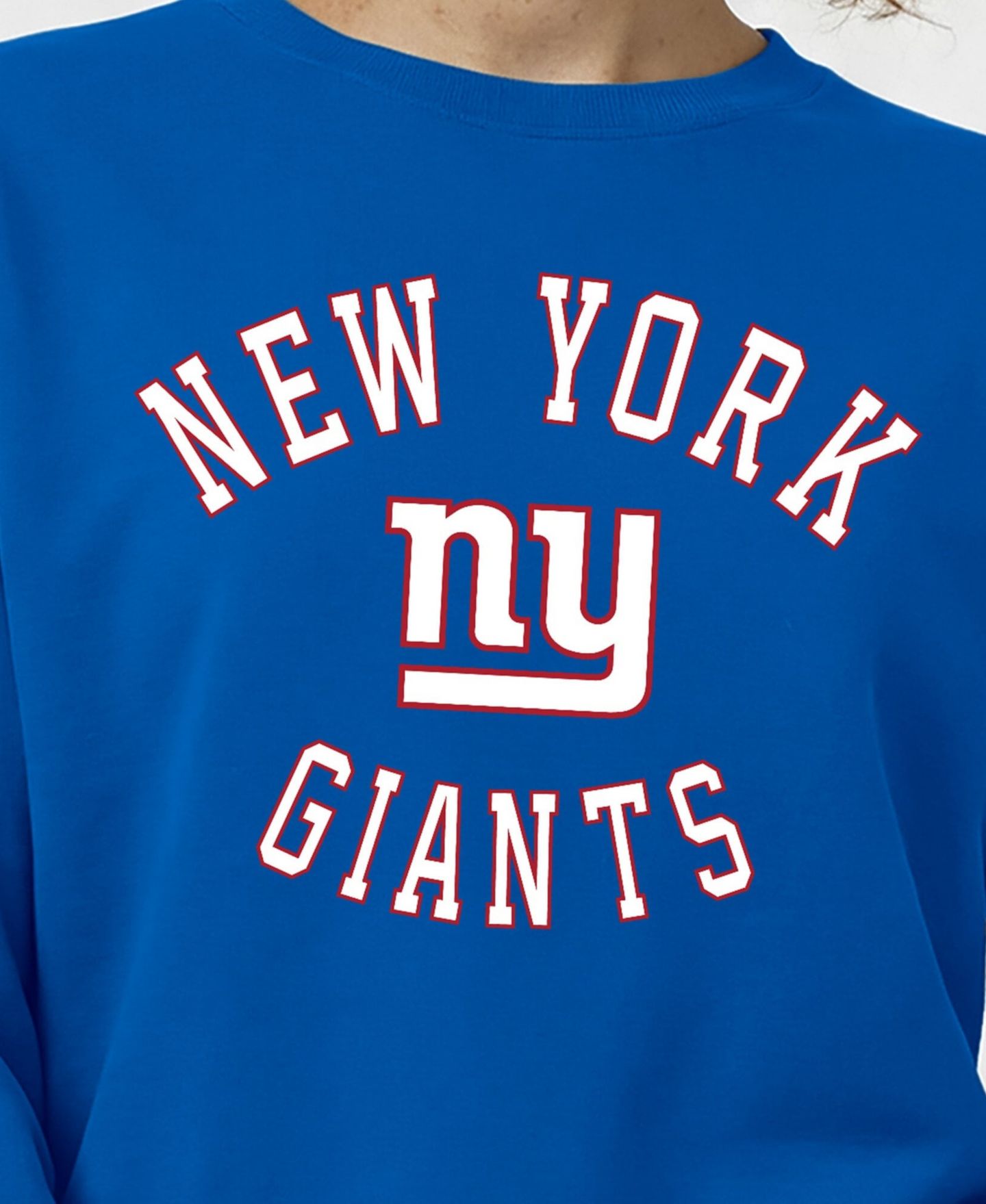 Женская толстовка Champion Royal New York Giants Heart & Soul Powerblend — фото 5