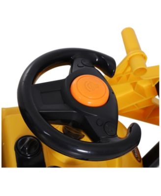 Kids Ride-On Digger with Horn, Ages 3+