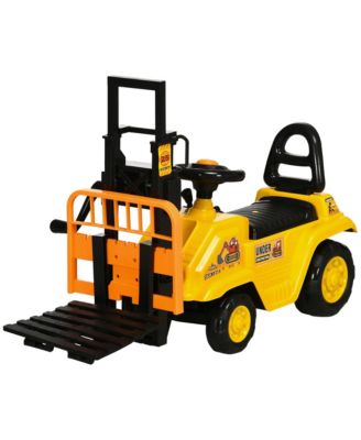 Toddler Push Ride-On Car, Under-Seat Storage for Supervised Play at Home